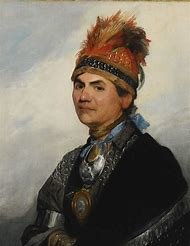 Mohawk chief Joseph Brant led his Volunteers through New York State during the American Revolution.